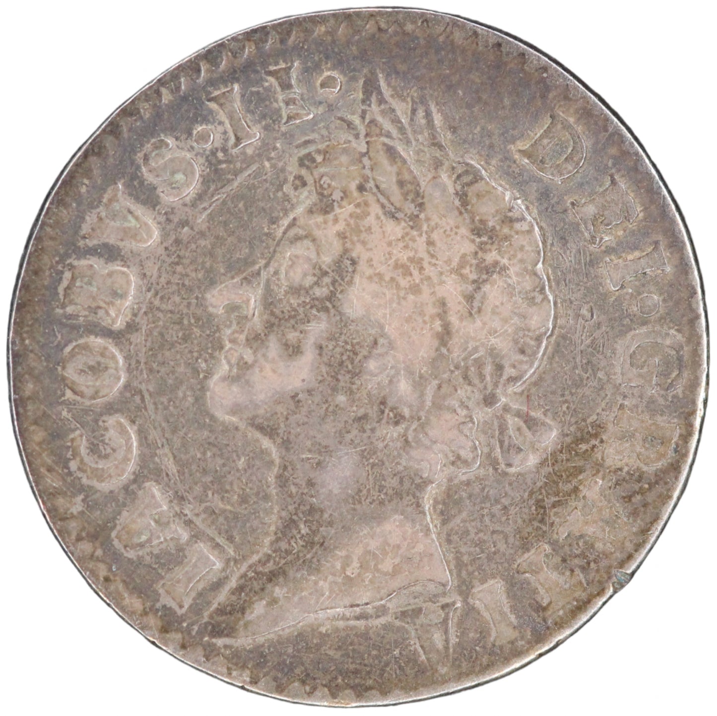 1687 England James II 4 Pence KM 455.2 Silver