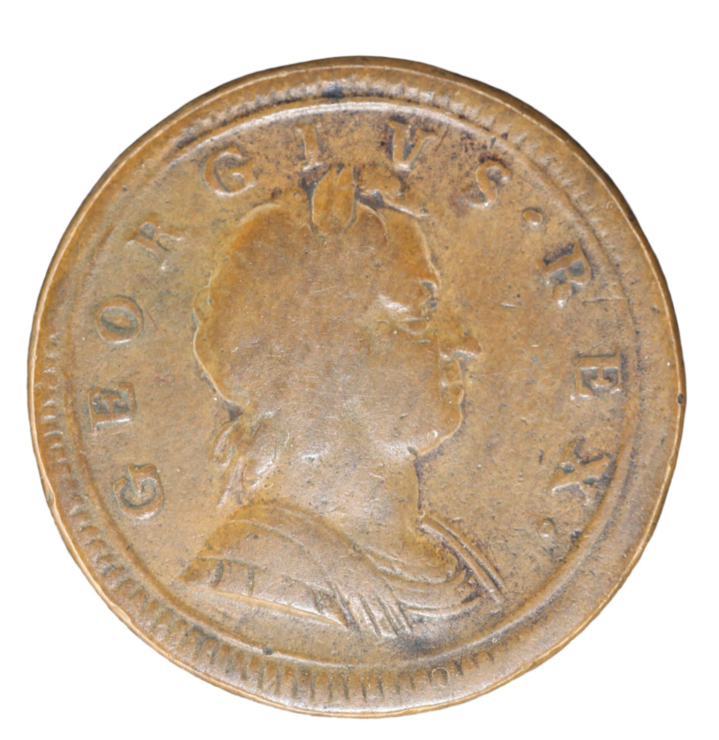 1723 King George Half Penny KM 557