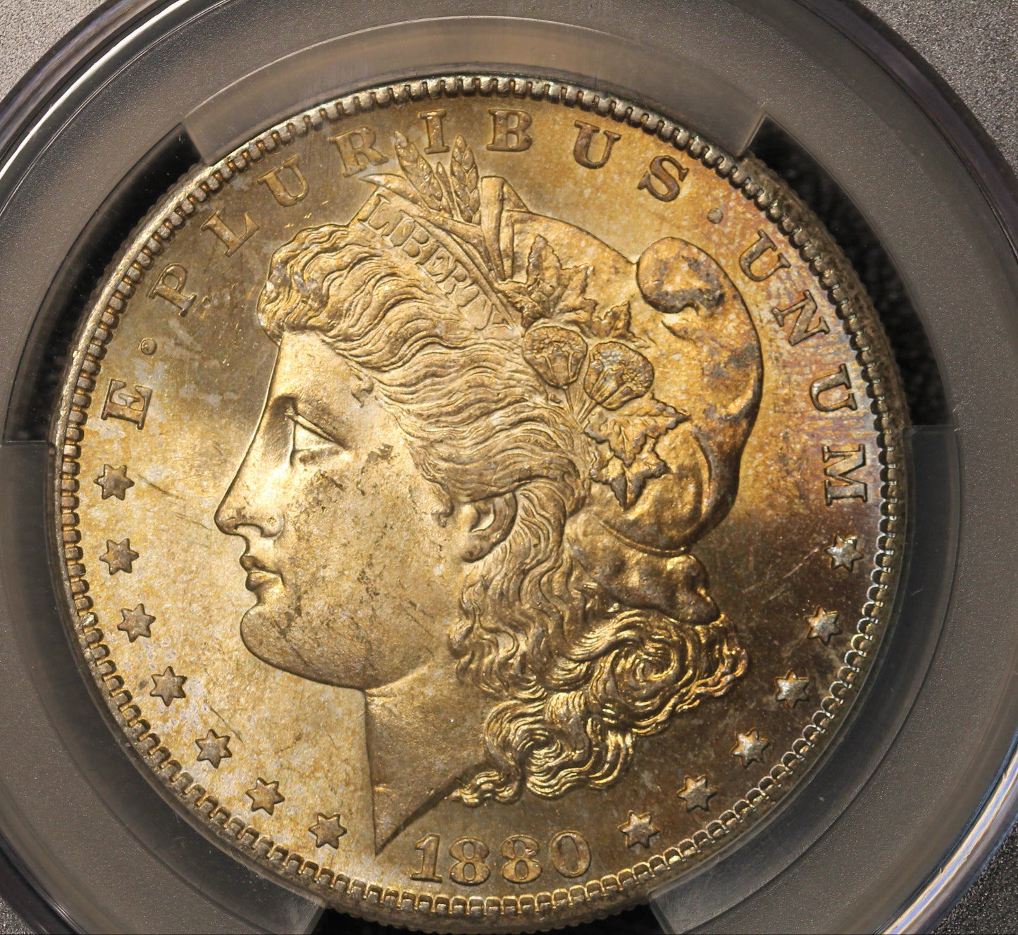 1880 S Morgan Dollar CAC MS64