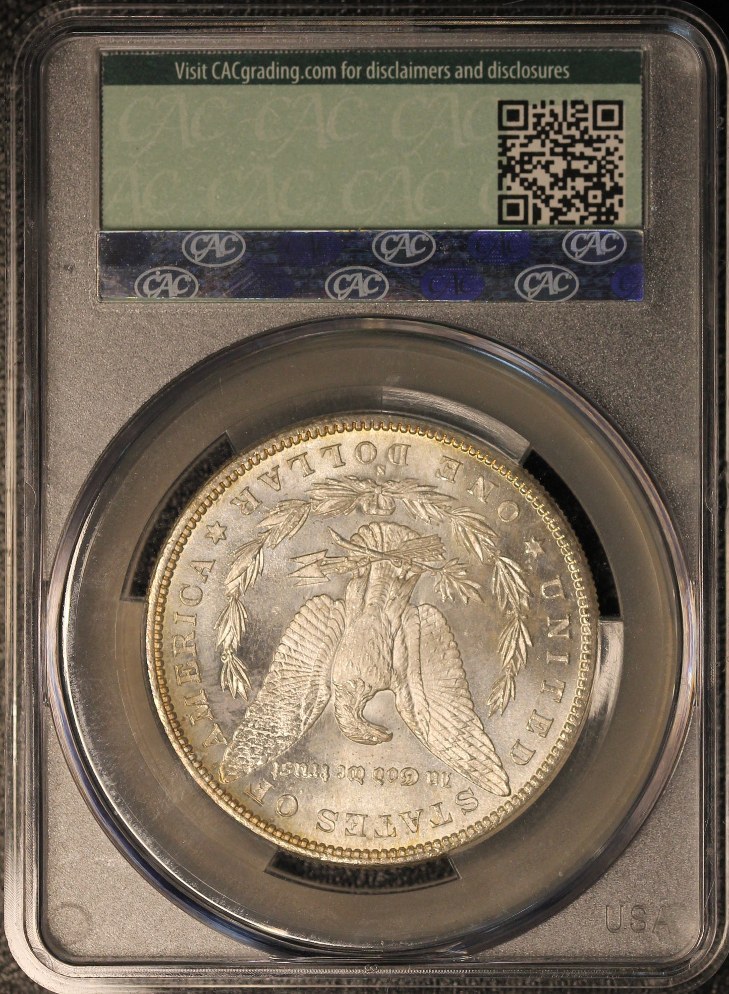 1880 S Morgan Dollar CAC MS64