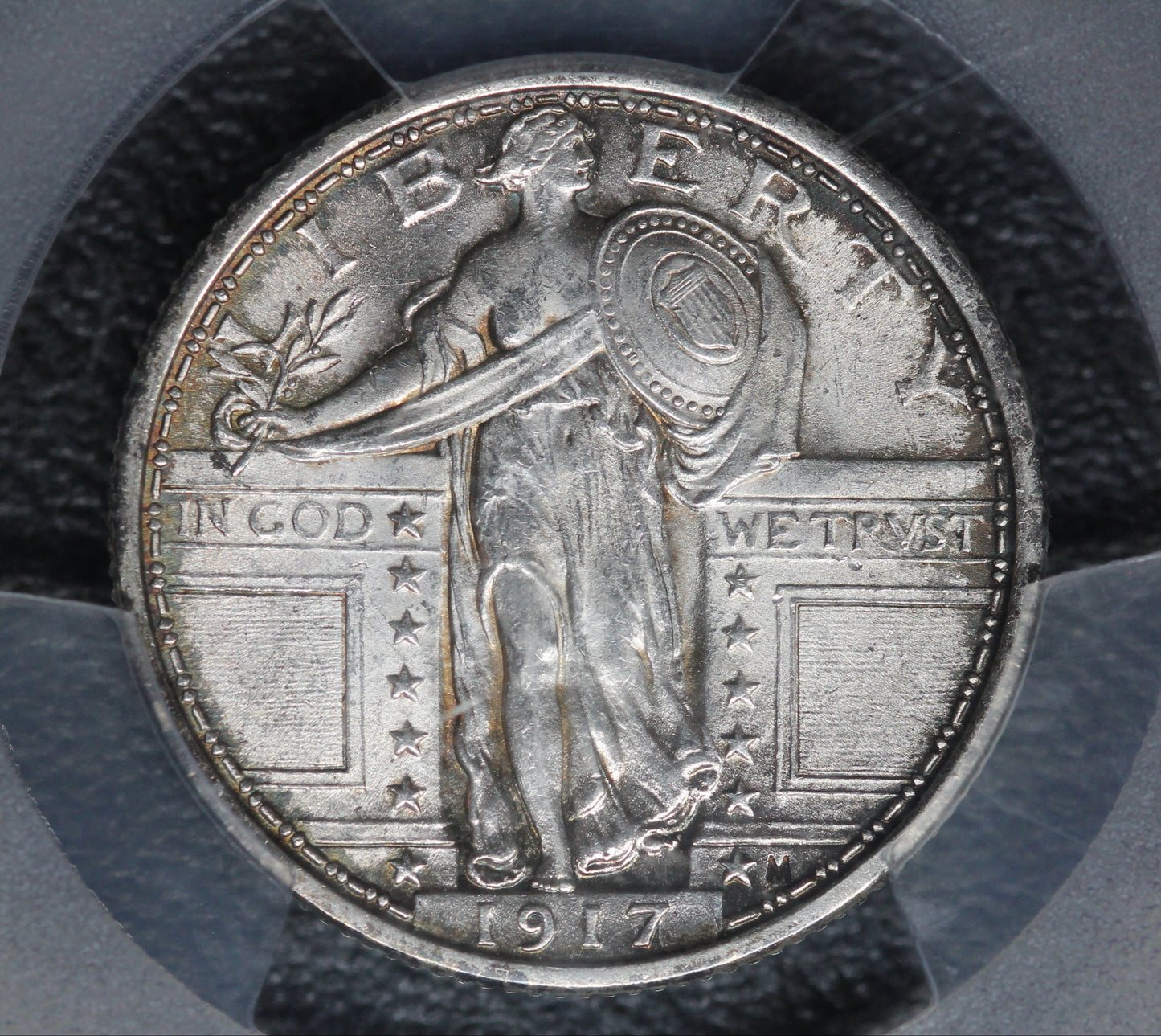 1917 Quarter 25C Standing Liberty Type 1 PCGS MS64FH