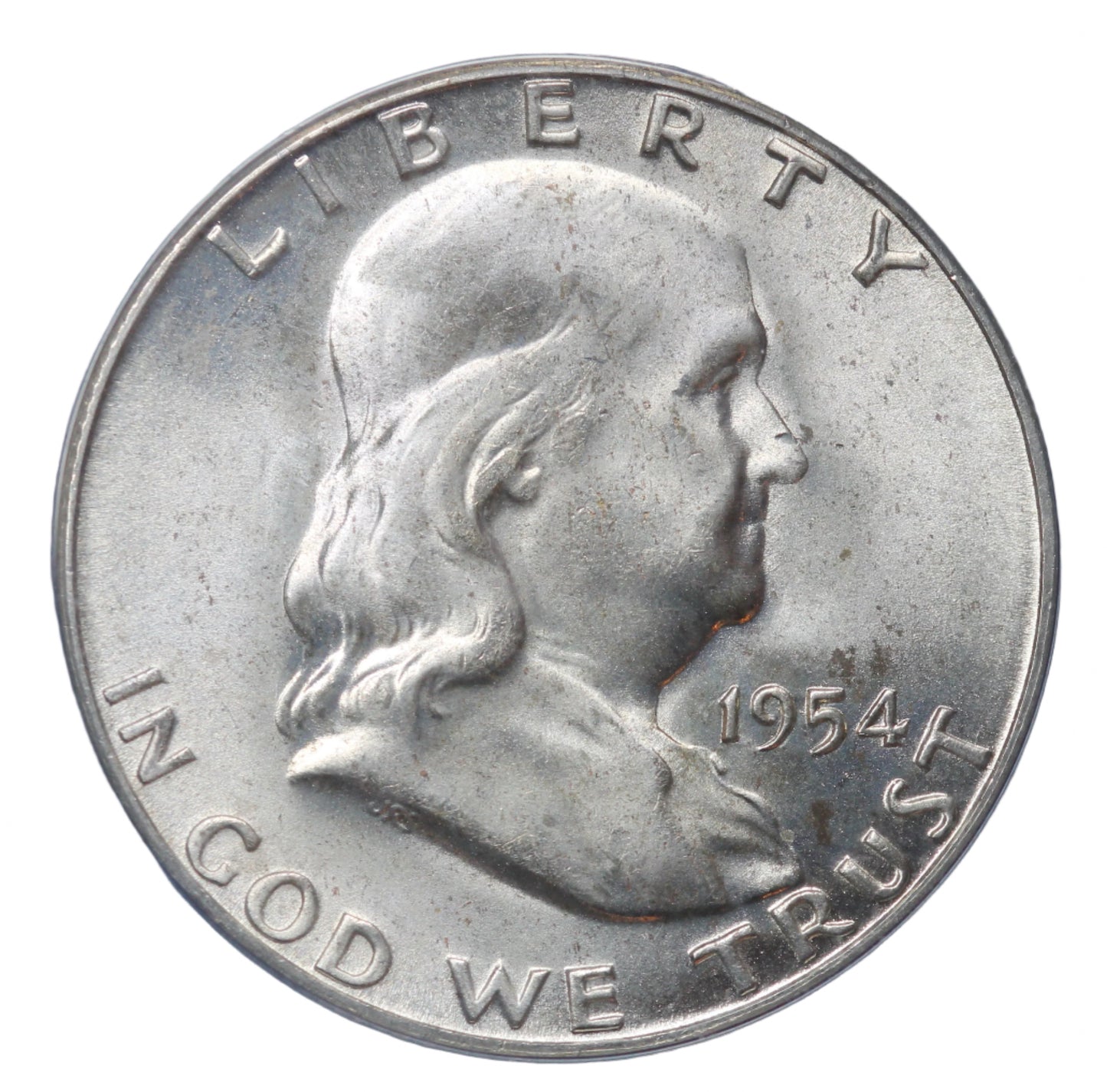 1954-S Franklin Half MS66 ANACS