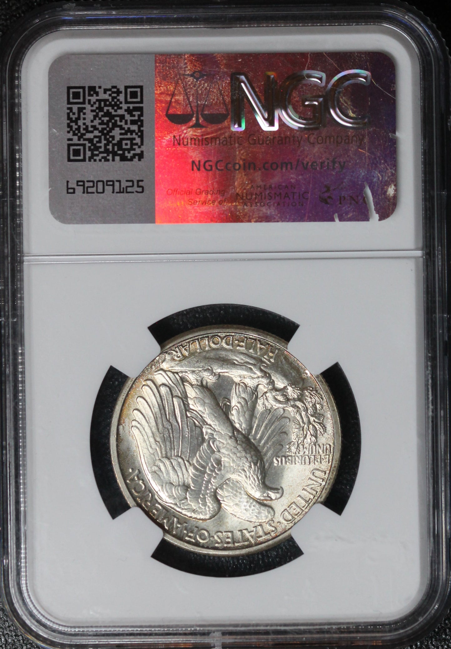 1941 D Walking Liberty 50C MS67 NGC