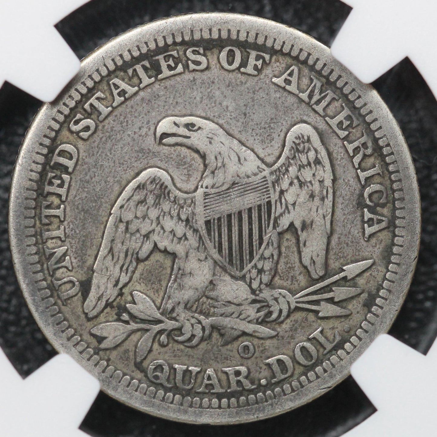 1841 O Seated Liberty 25C VF25 NGC