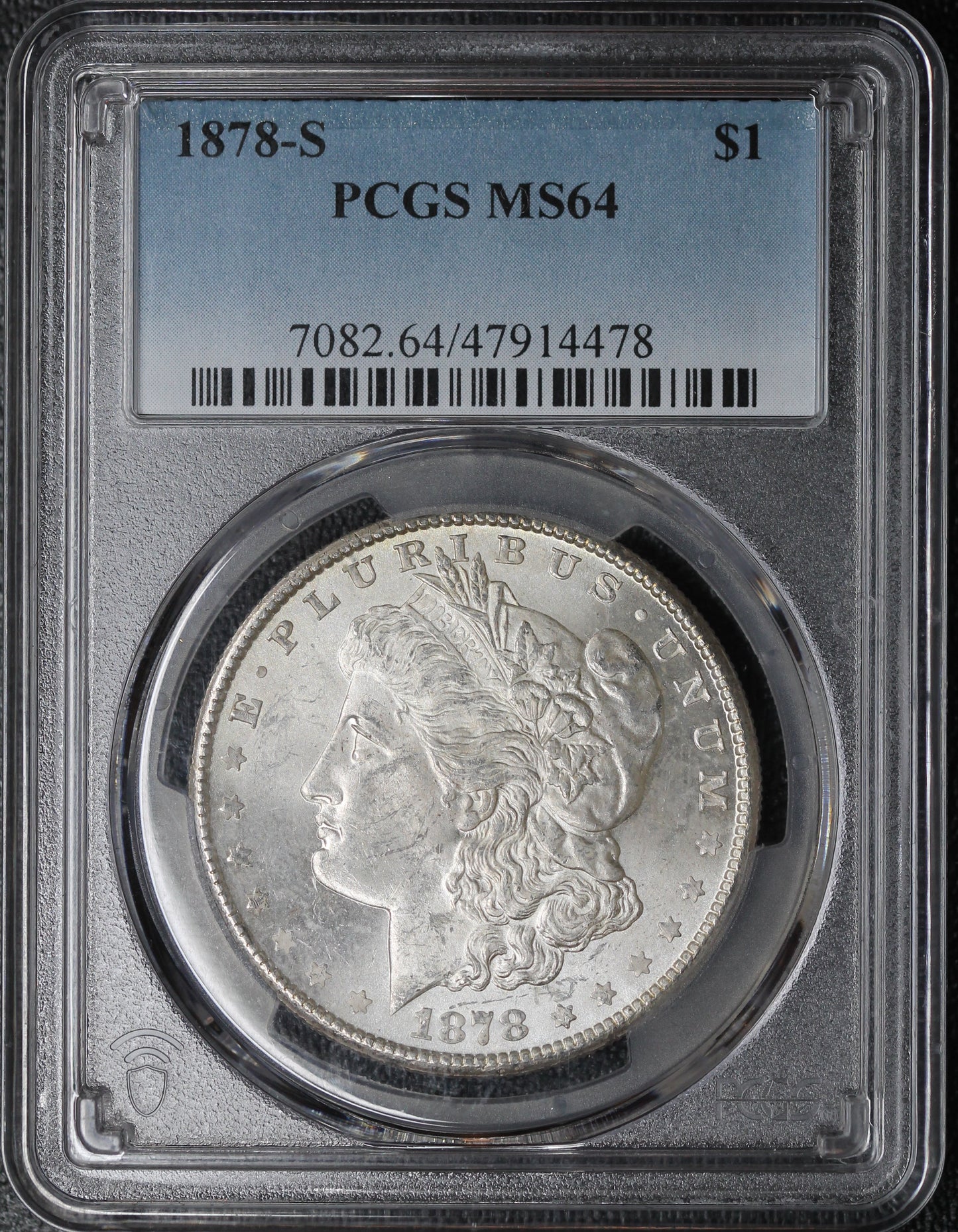 1878-S Morgan Dollar MS64 PCGS