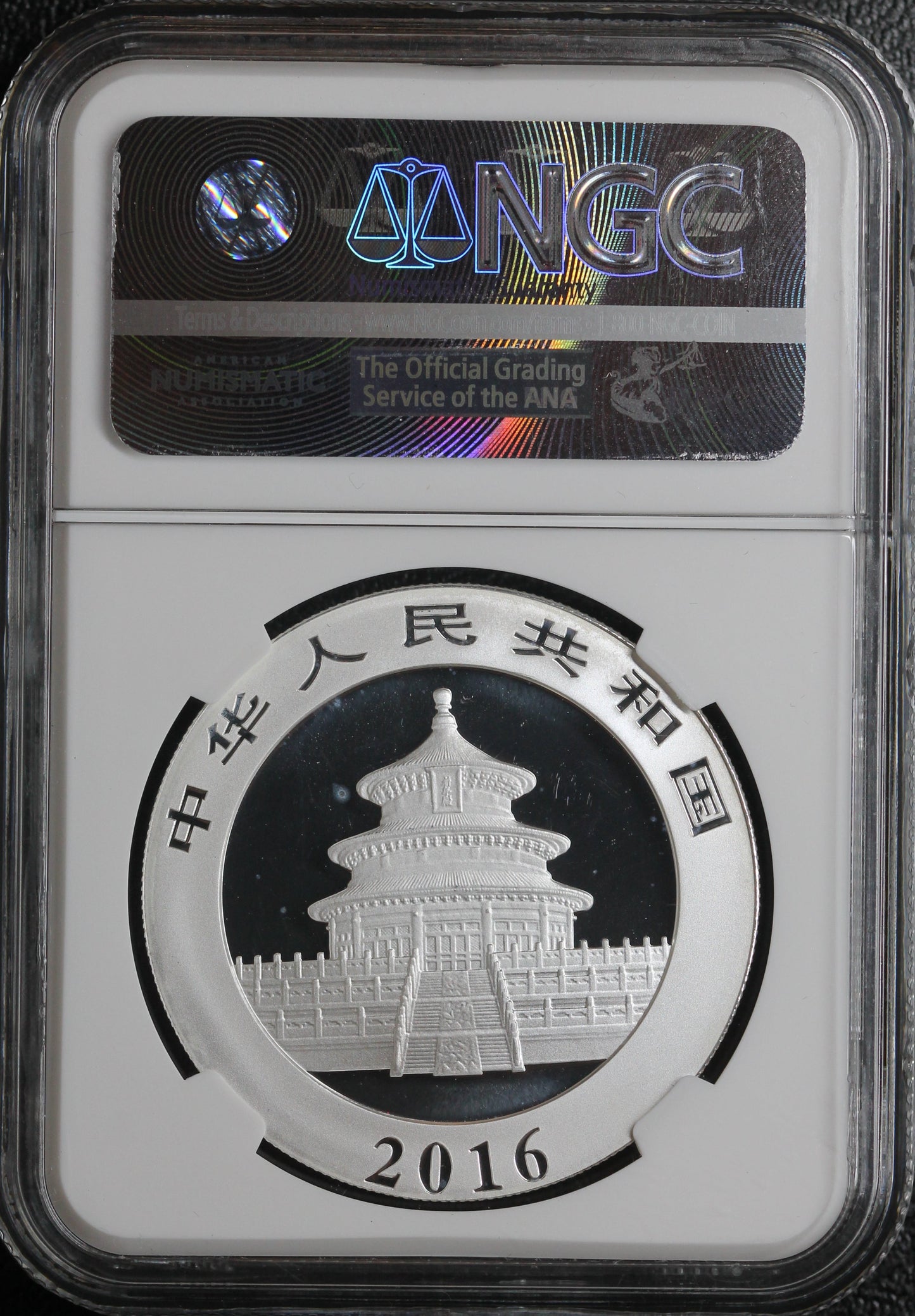 2016 China S 10Y Panda Early Releases MS69 NGC