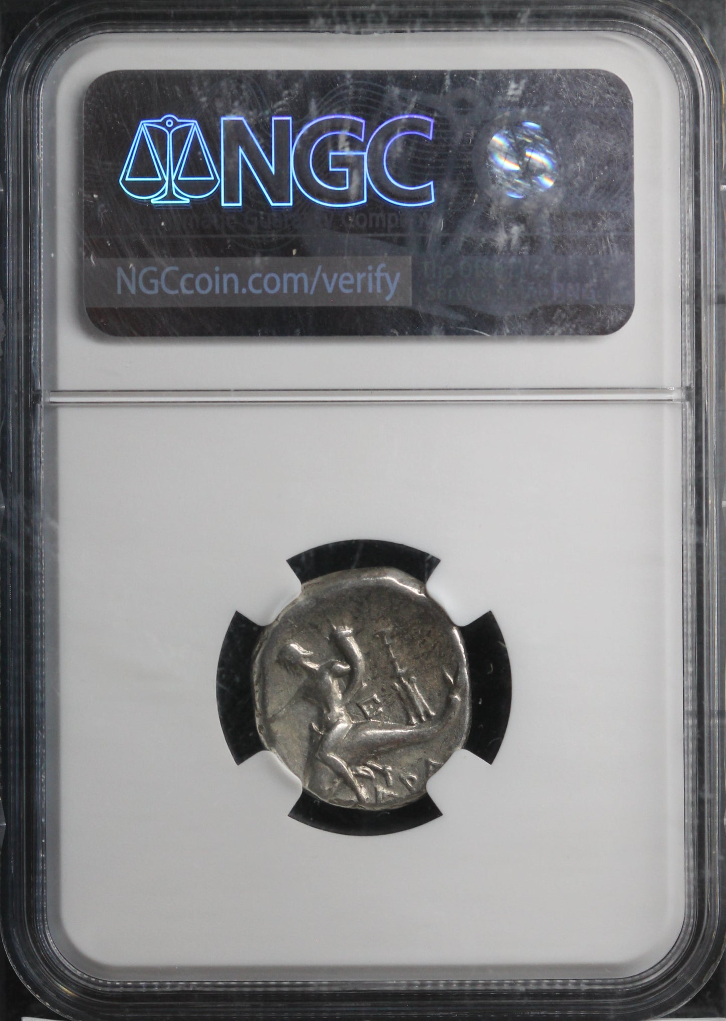 Calabria, Taras AR Didrachm 280-240 BC NGC VF