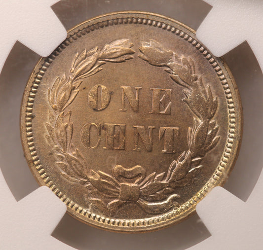 1859 Indian Head Penny NGC MS 64 One Cent