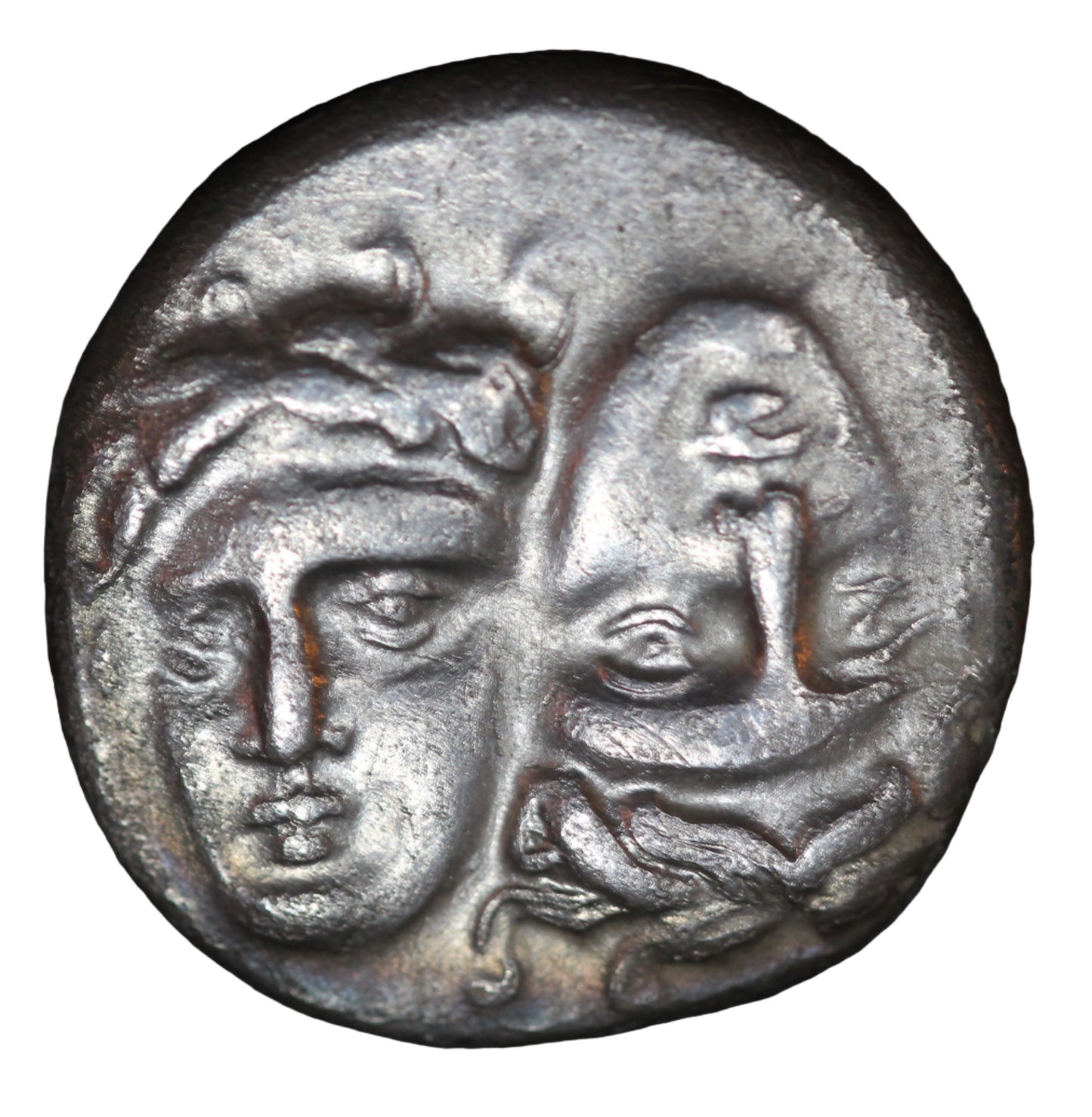 Moesia Istros 4th Century BC AR Drachm