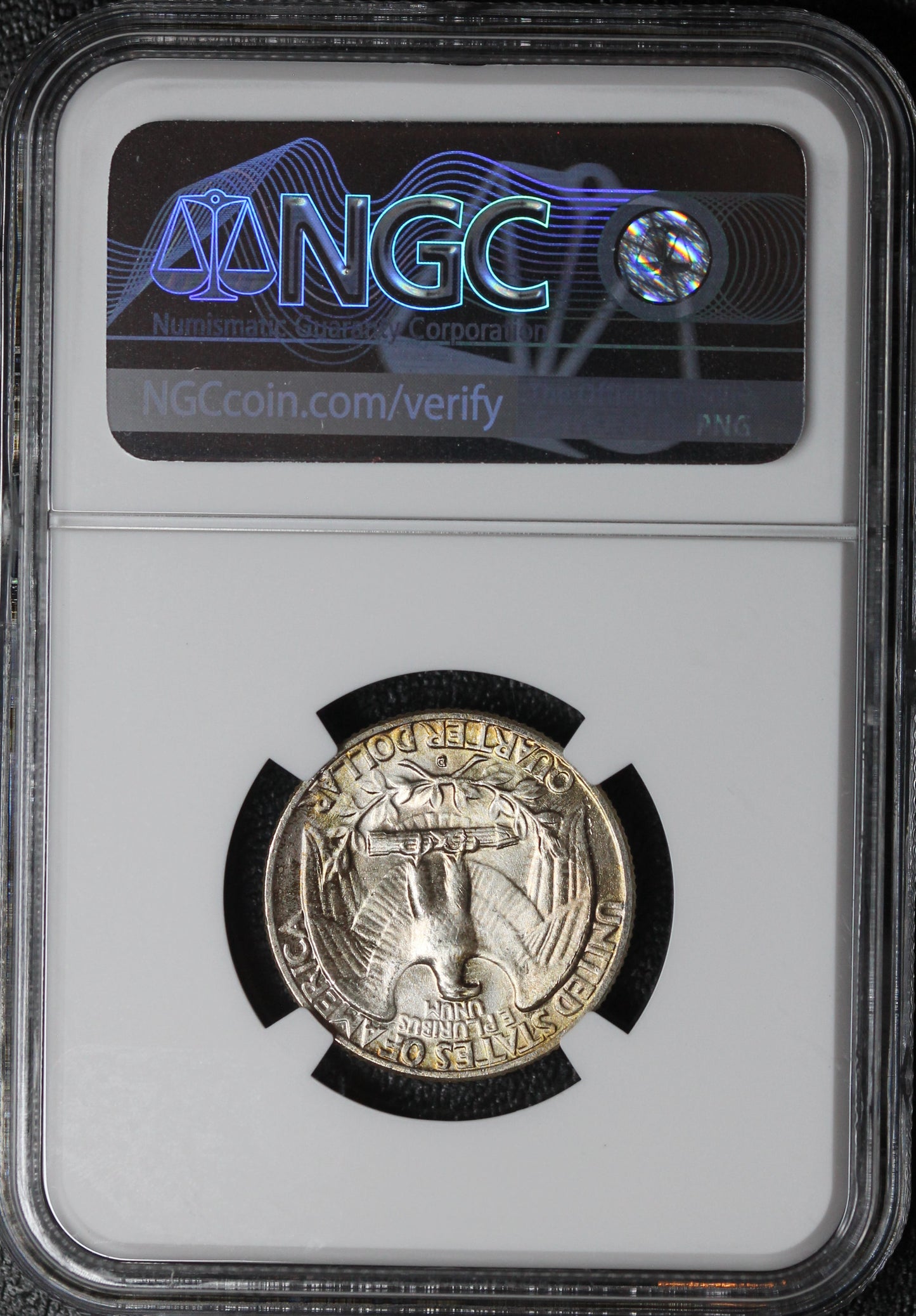 1959 D/D Washington Quarter FS-501, NGC MS64