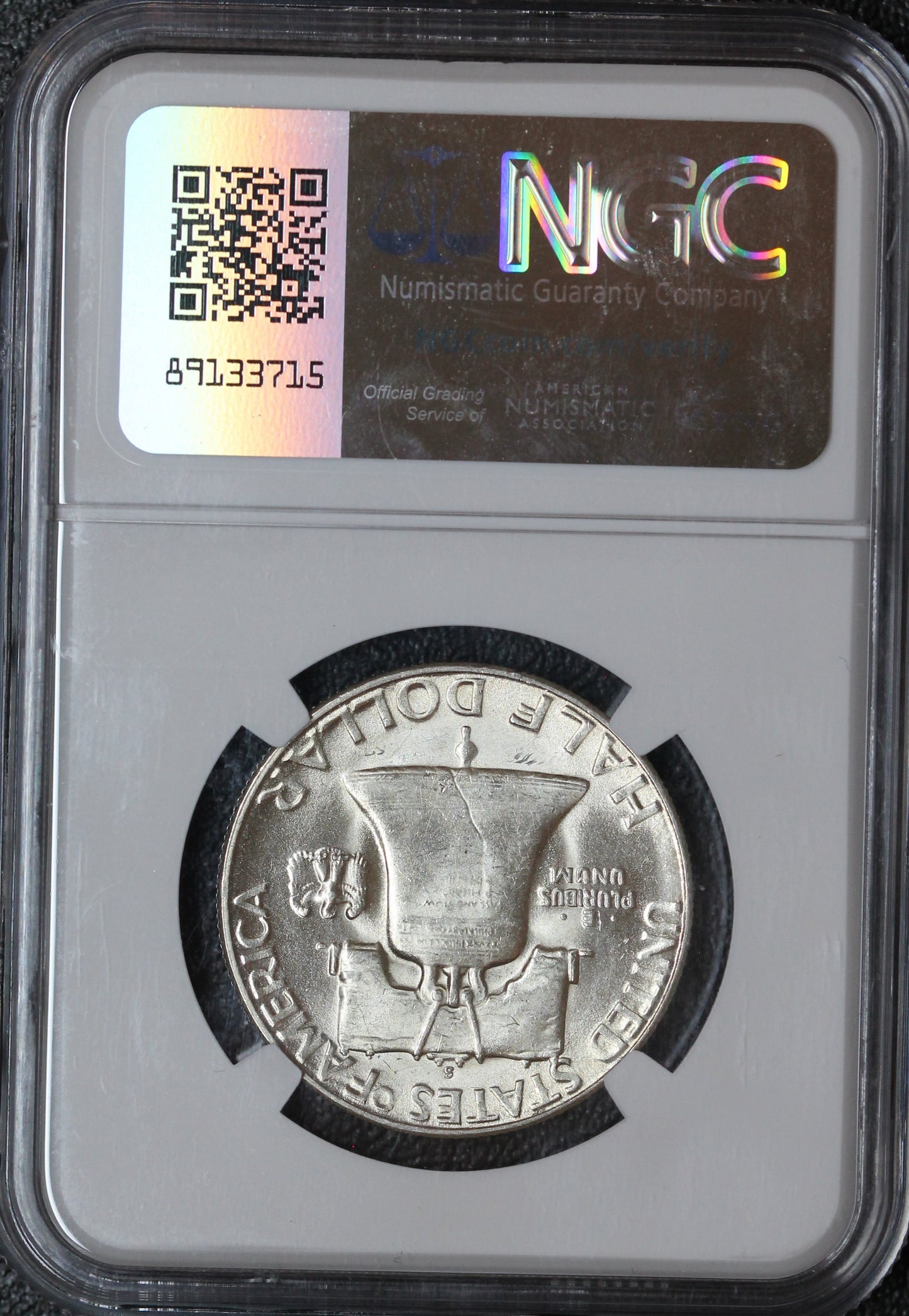 1952-S Franklin Half Dollar NGC MS62