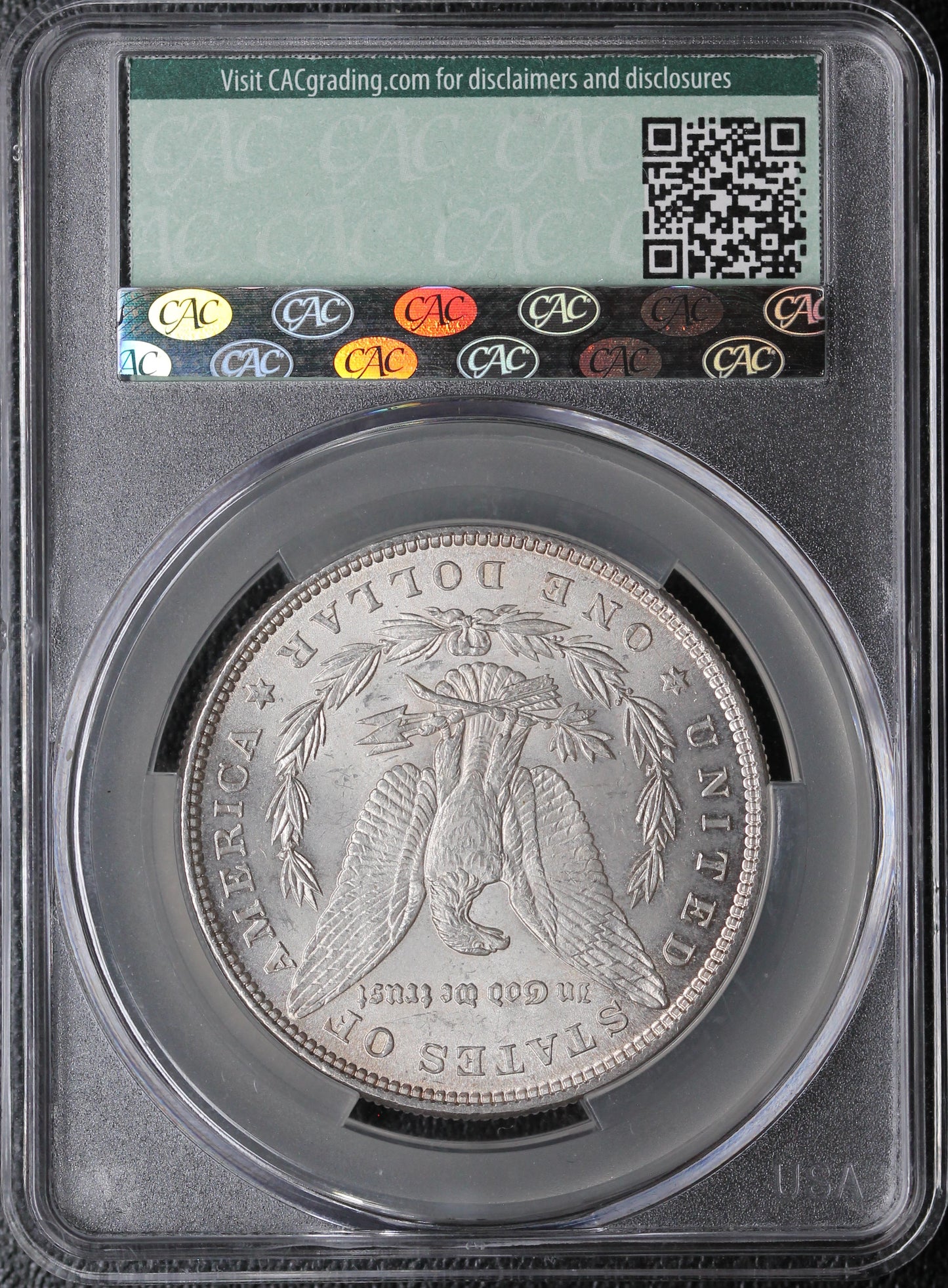 1885 Morgan Dollar CAC MS64