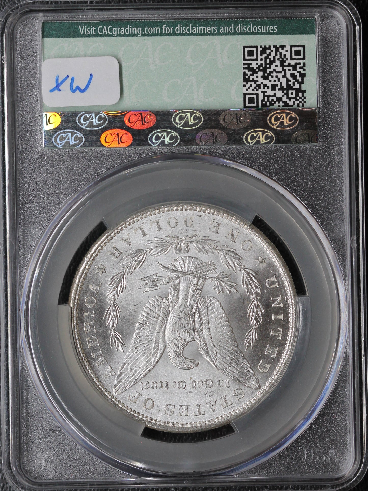 1889 Morgan Dollar CAC MS62