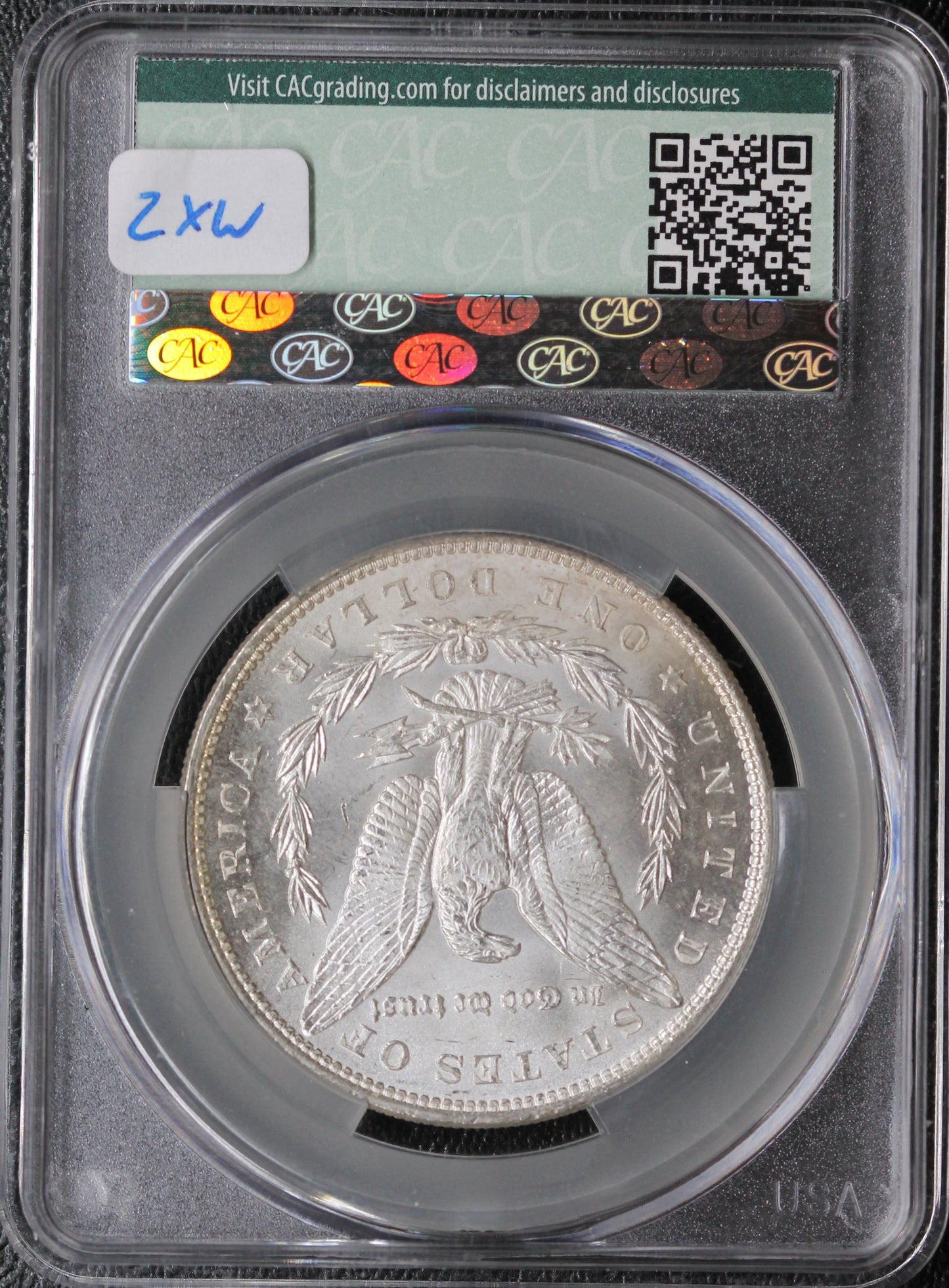 1889 Morgan Dollar CAC MS65