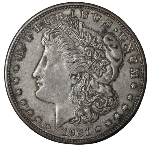 1921-D Morgan Dollar AU Details