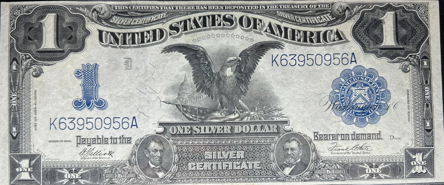 1835 1 Silver Certificate United States