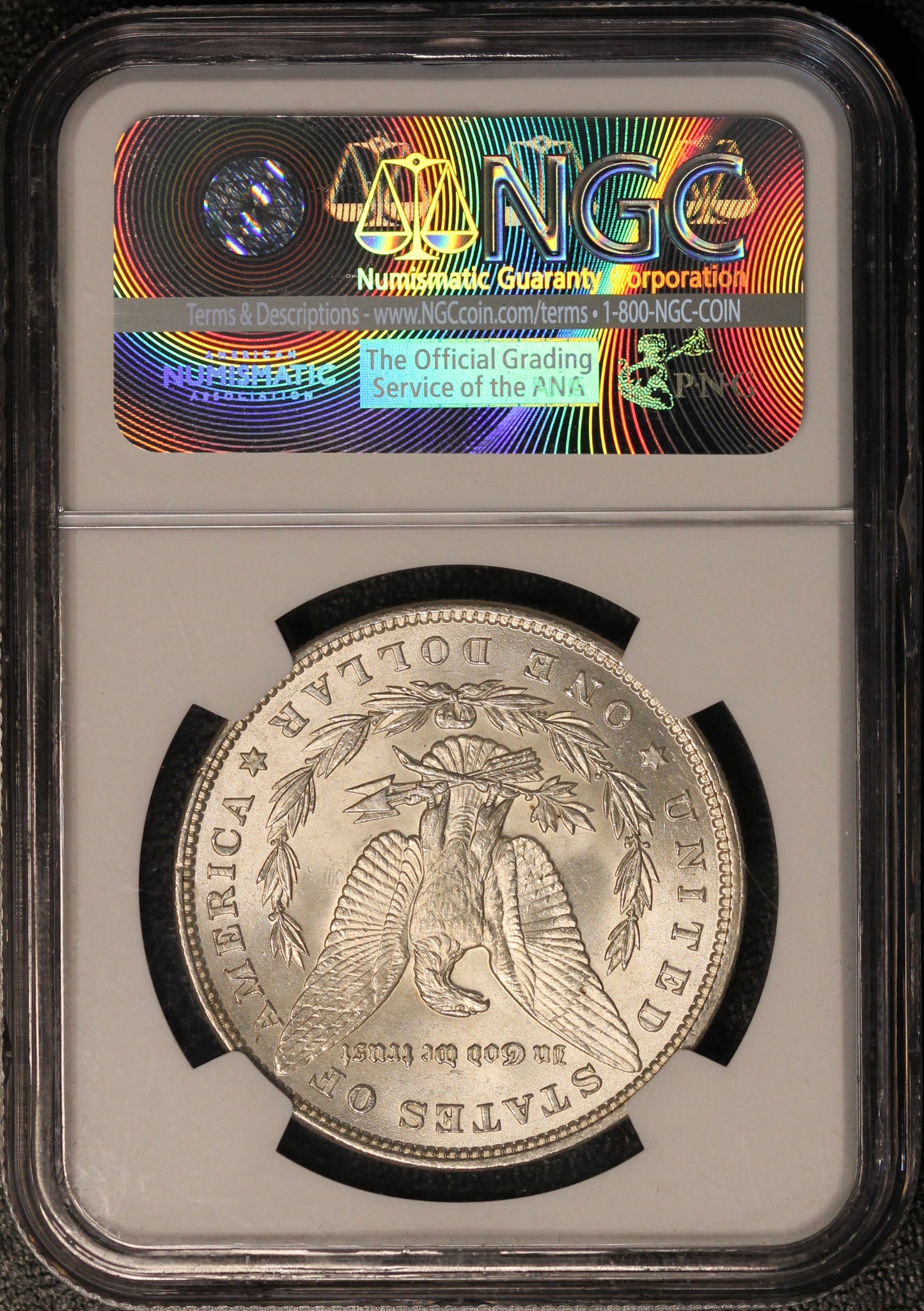 1896 Morgan Dollar MS 63 NGC