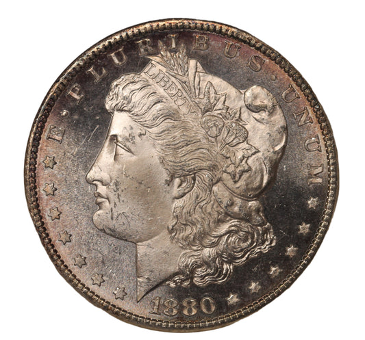 1880-S Morgan Dollar MS 64 DMPL