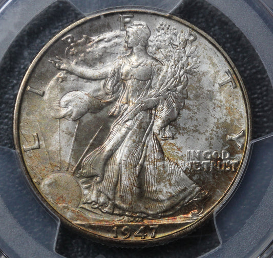 1947-D Walking Liberty Half Dollar MS67 PCGS