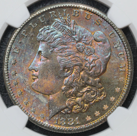 1881 S Morgan Dollar MS64 NGC