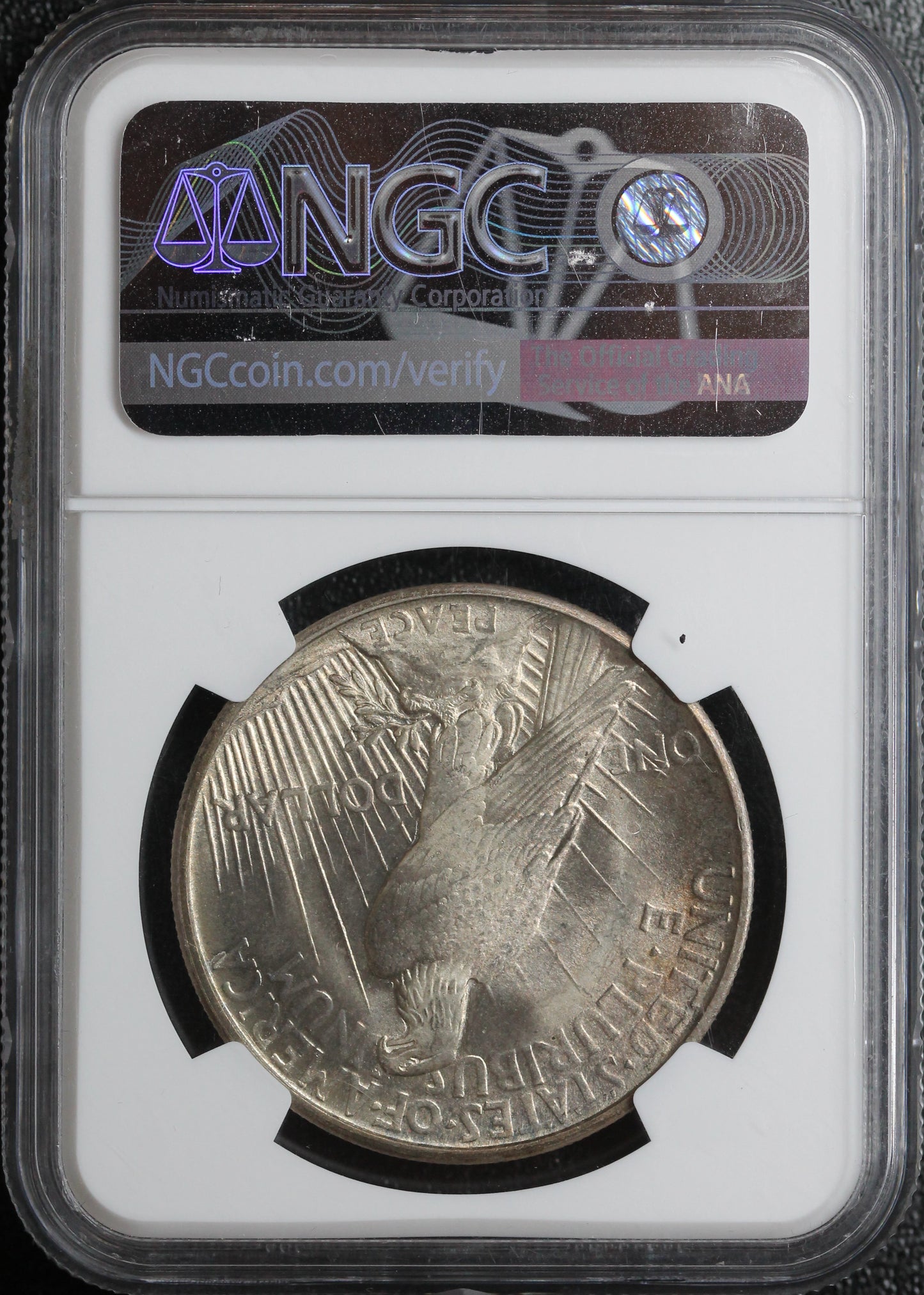 1921 Peace Dollar High Relief MS66 NGC