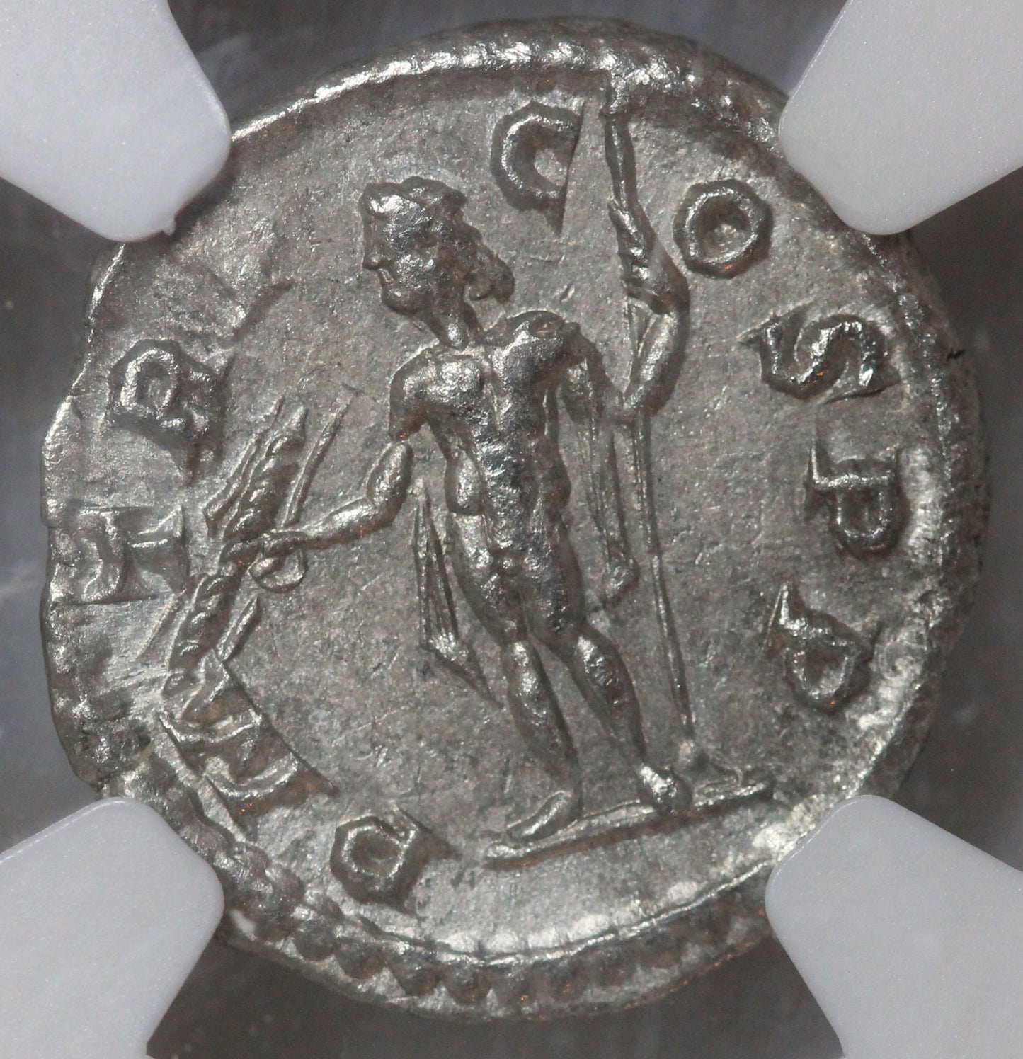Roman Empire Sev. Alexander, AR Denarius Antioch AD 222-235 SPQR Collection NGC XF