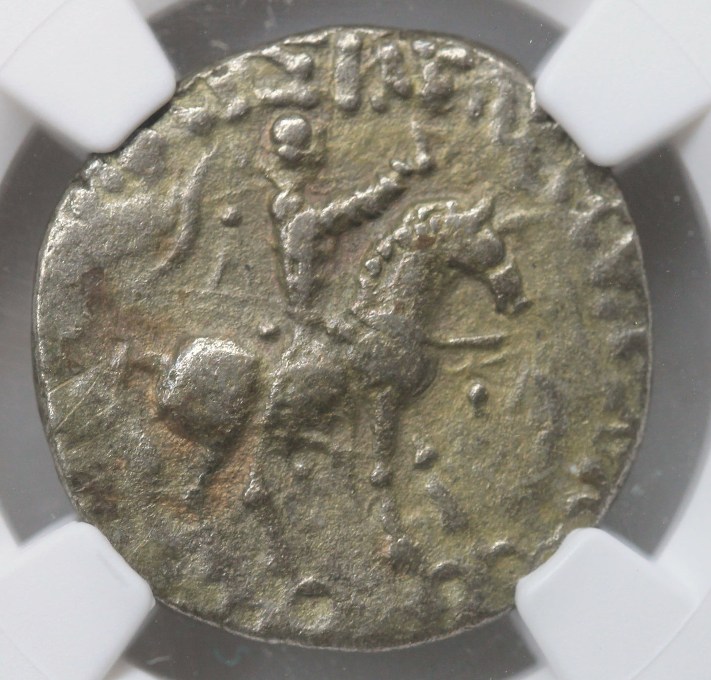 Indo-Scythians Azes I/II, after c.58 BC AR Tetradachm NGC VF  Gift of the Magi "Money of the Bible"