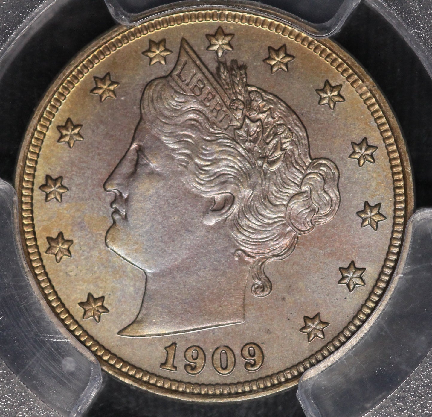 1909 5 Cent CAC PCGS PR65