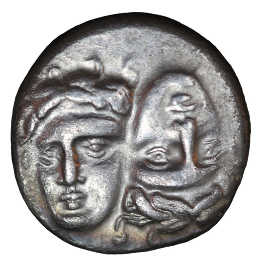 Moesia Istros 4th Century BC AR Drachm