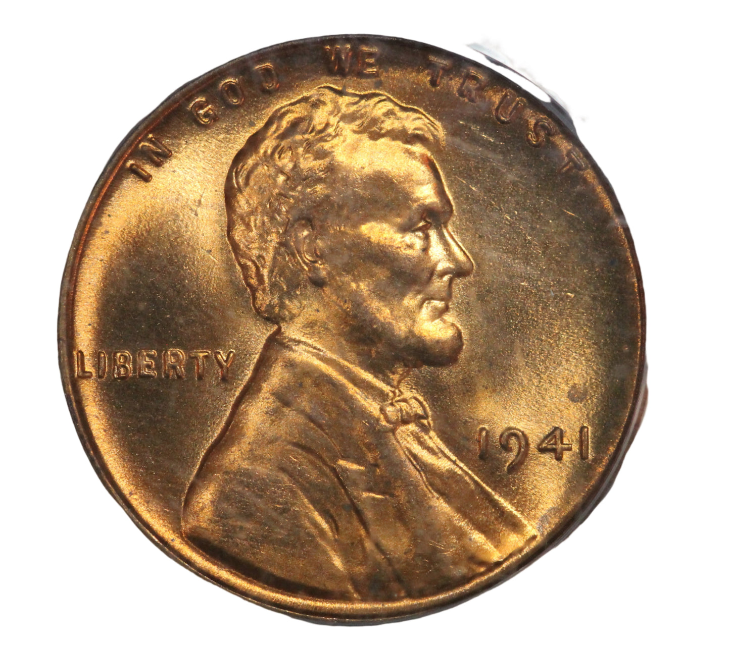 1941 Lincoln Wheat Cent, PCGS MS65RD