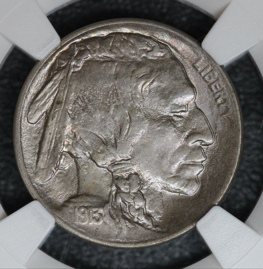 1913 Type 1 Buffalo Nickel, NGC MS64