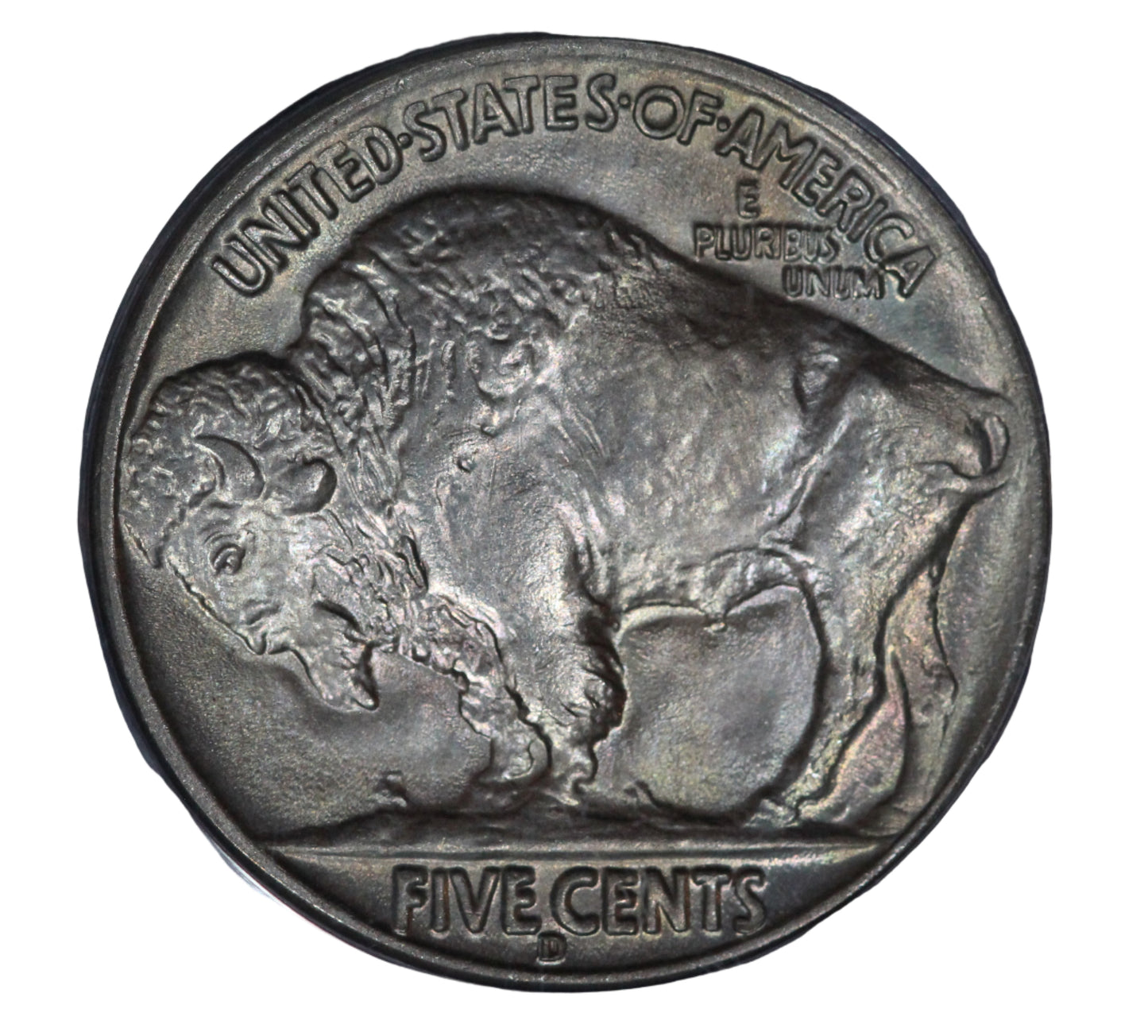 1938-D/D Buffalo Nickel, RPM-2, ANACS MS64