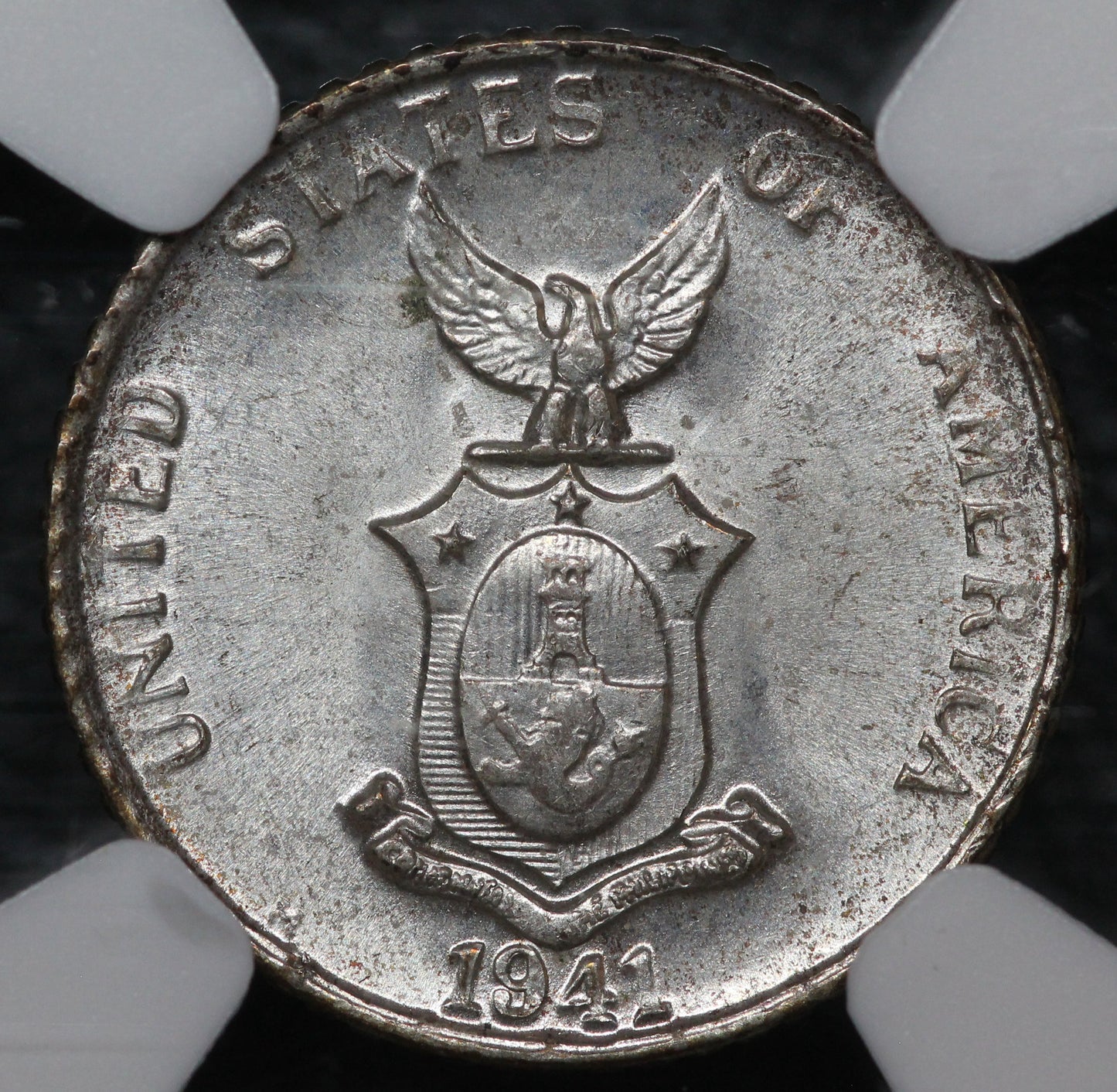 1941 M USA-Philippines 10 Cents, NGC MS65