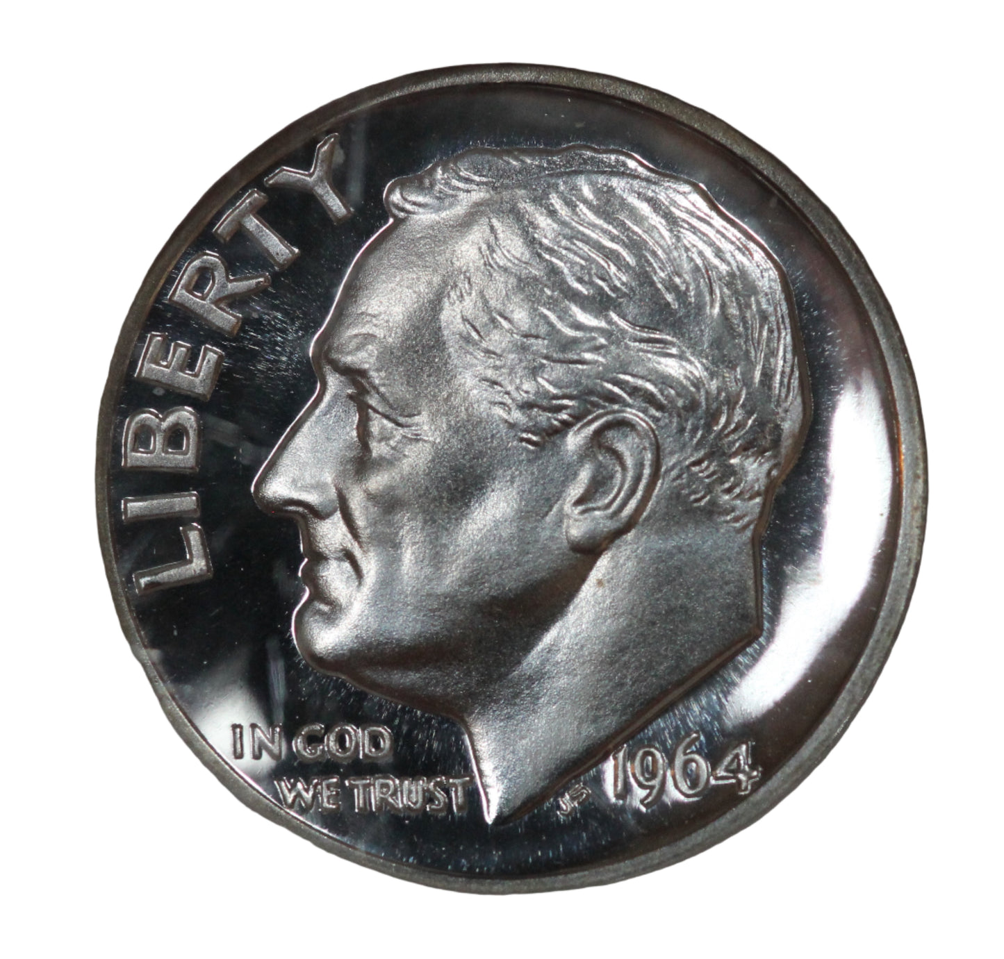 1964 Roosevelt Dime, NGC PF68 with Cameo