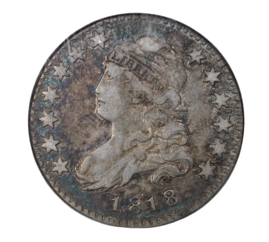 1818 Capped Bust Quarter ANACS EF40