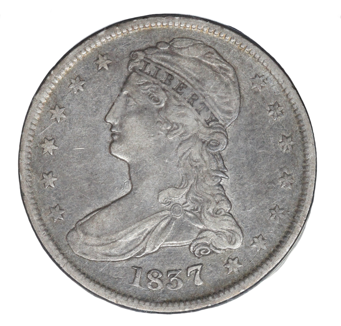 1837 Capped Bust Half Dollar, Breen 4732 ANACS EF40