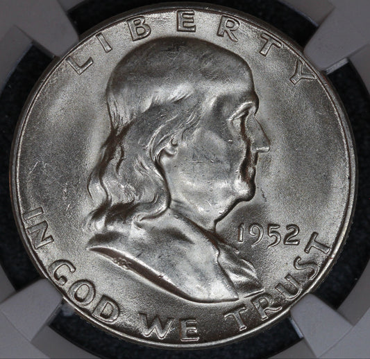 1952-S Franklin Half Dollar NGC MS62