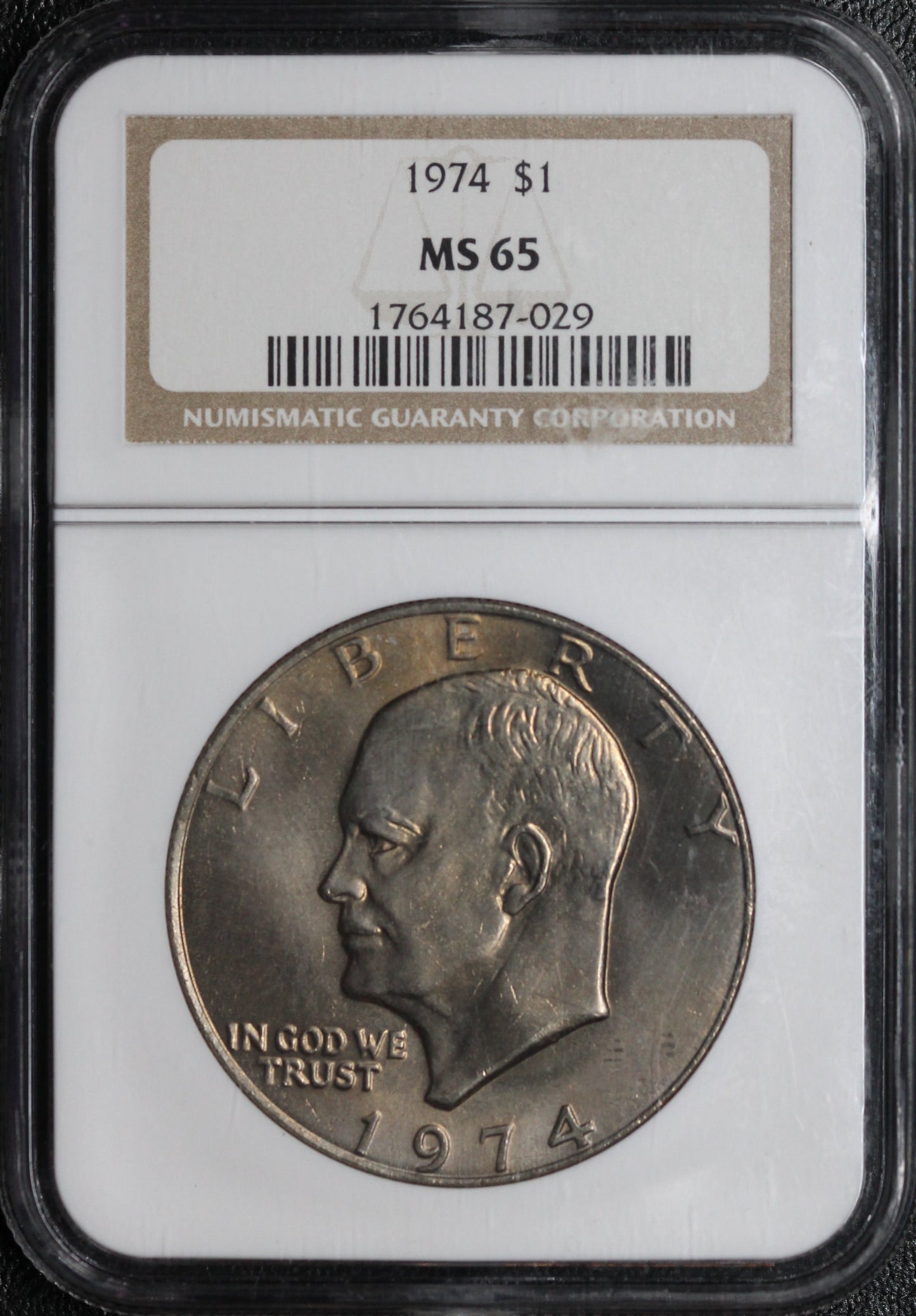 1974 Eisenhower Dollar NGC MS65