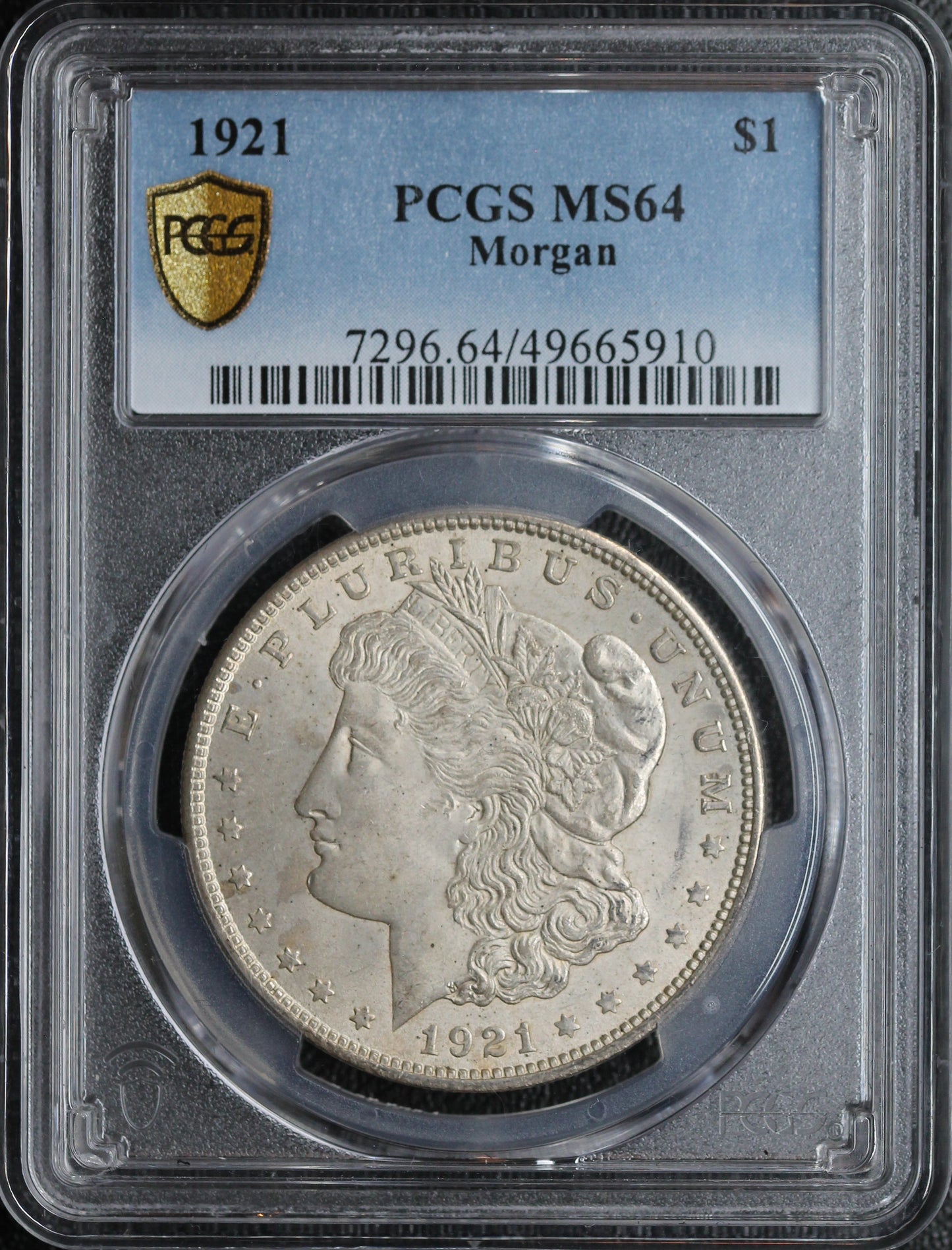 1921 Morgan Dollar PCGS MS64