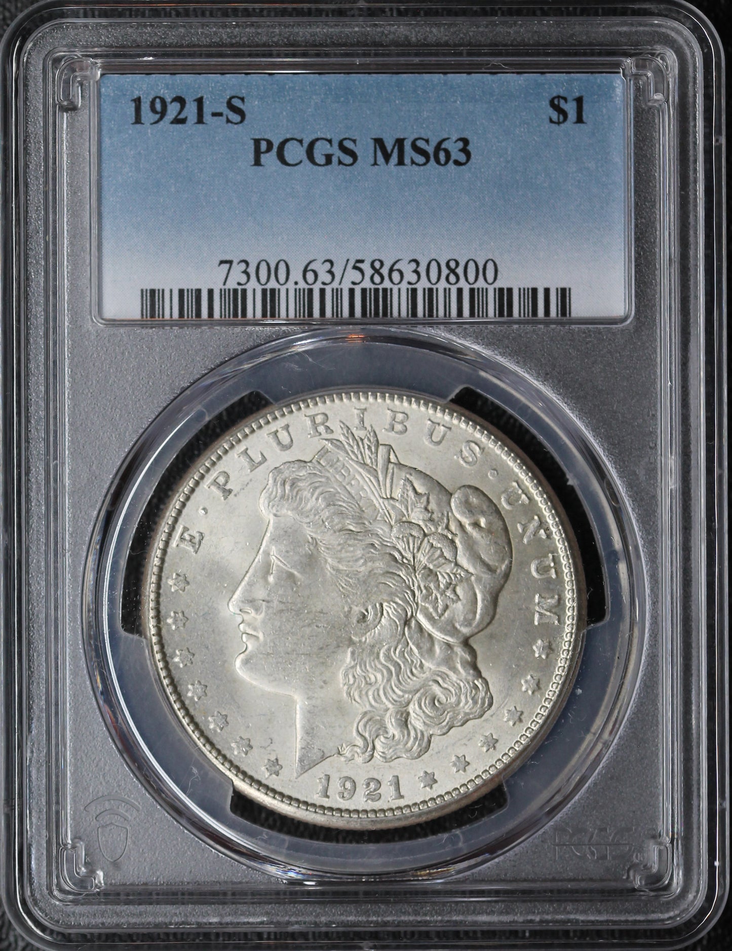 1921-S Morgan Dollar PCGS MS63