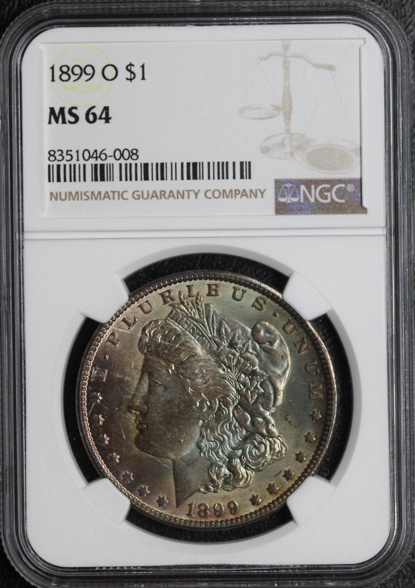1899-O Morgan Dollar NGC MS64
