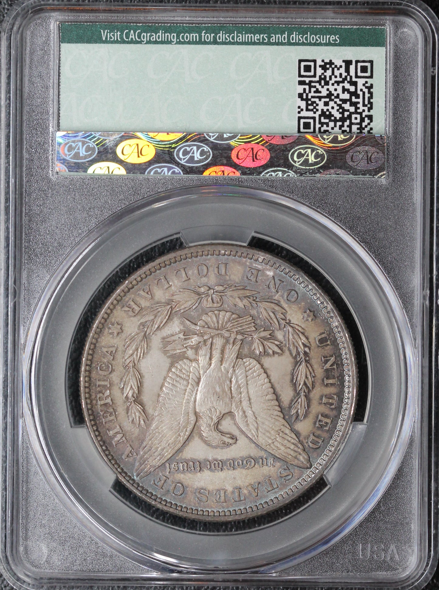 1896 Morgan Dollar CAC MS65