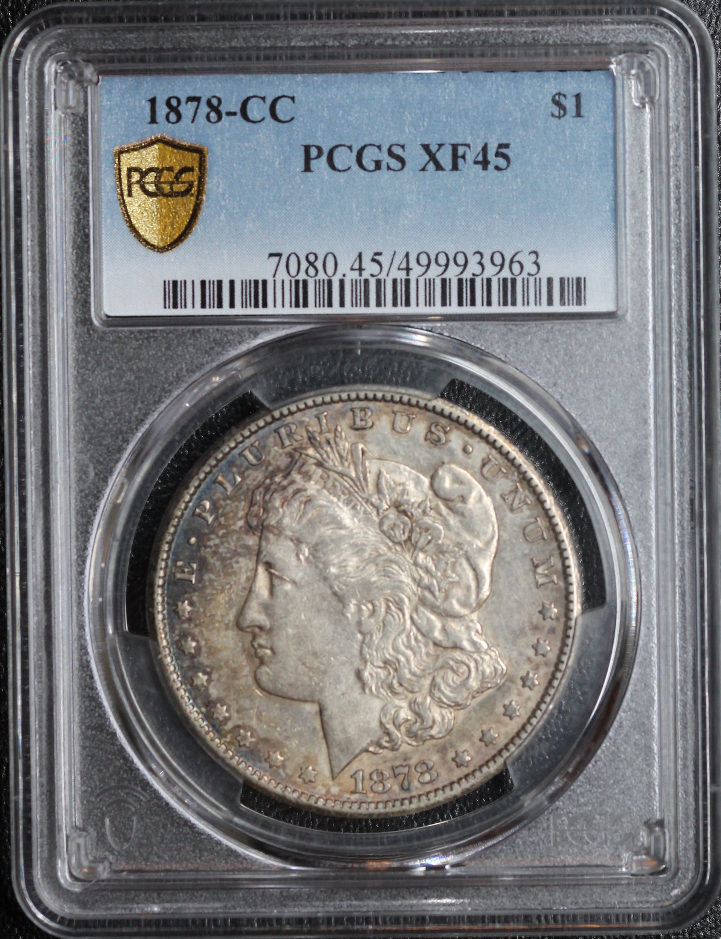 1878-CC Morgan Dollar PCGS XF45