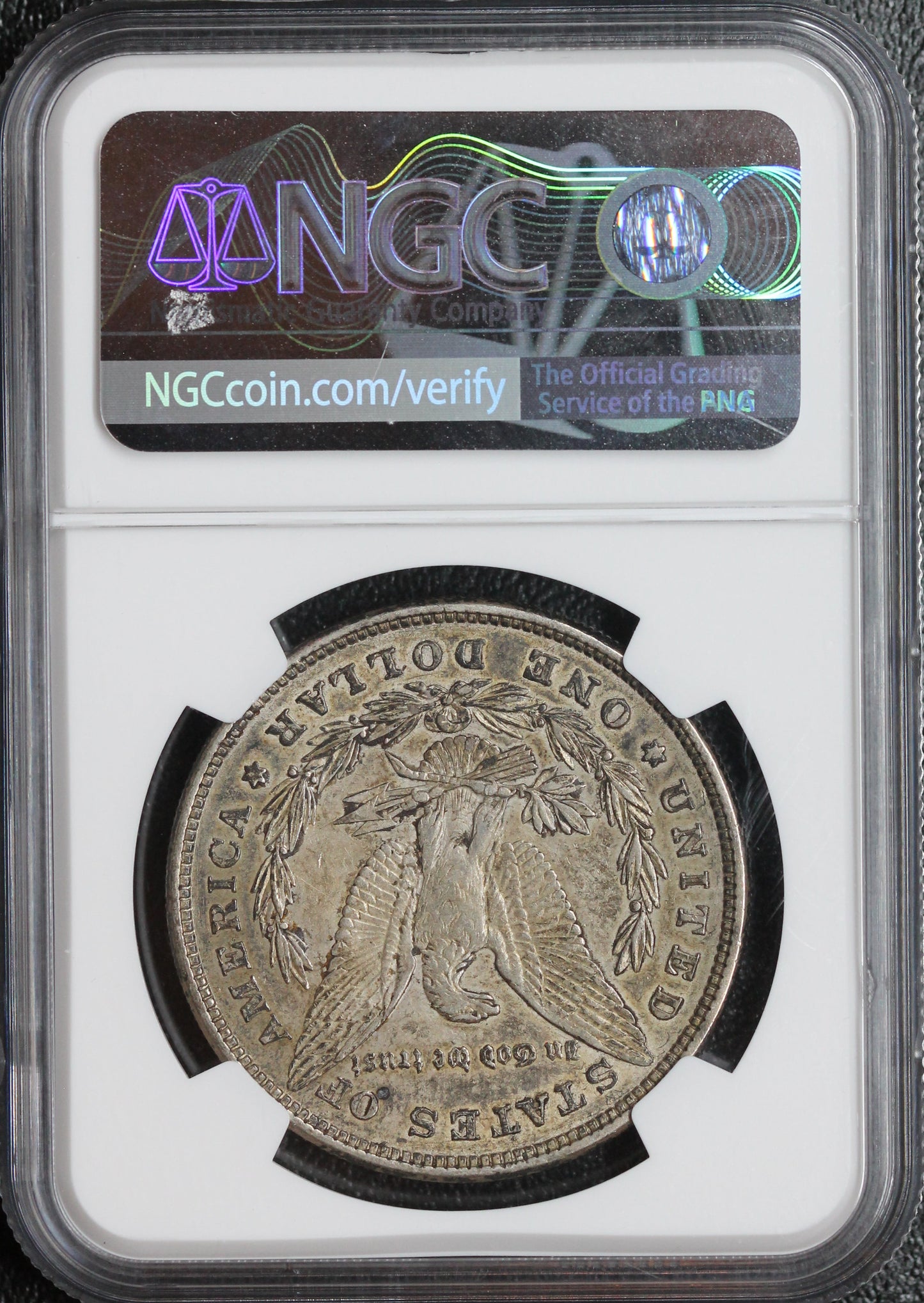 1878 8TF Morgan Dollar NGC AU50