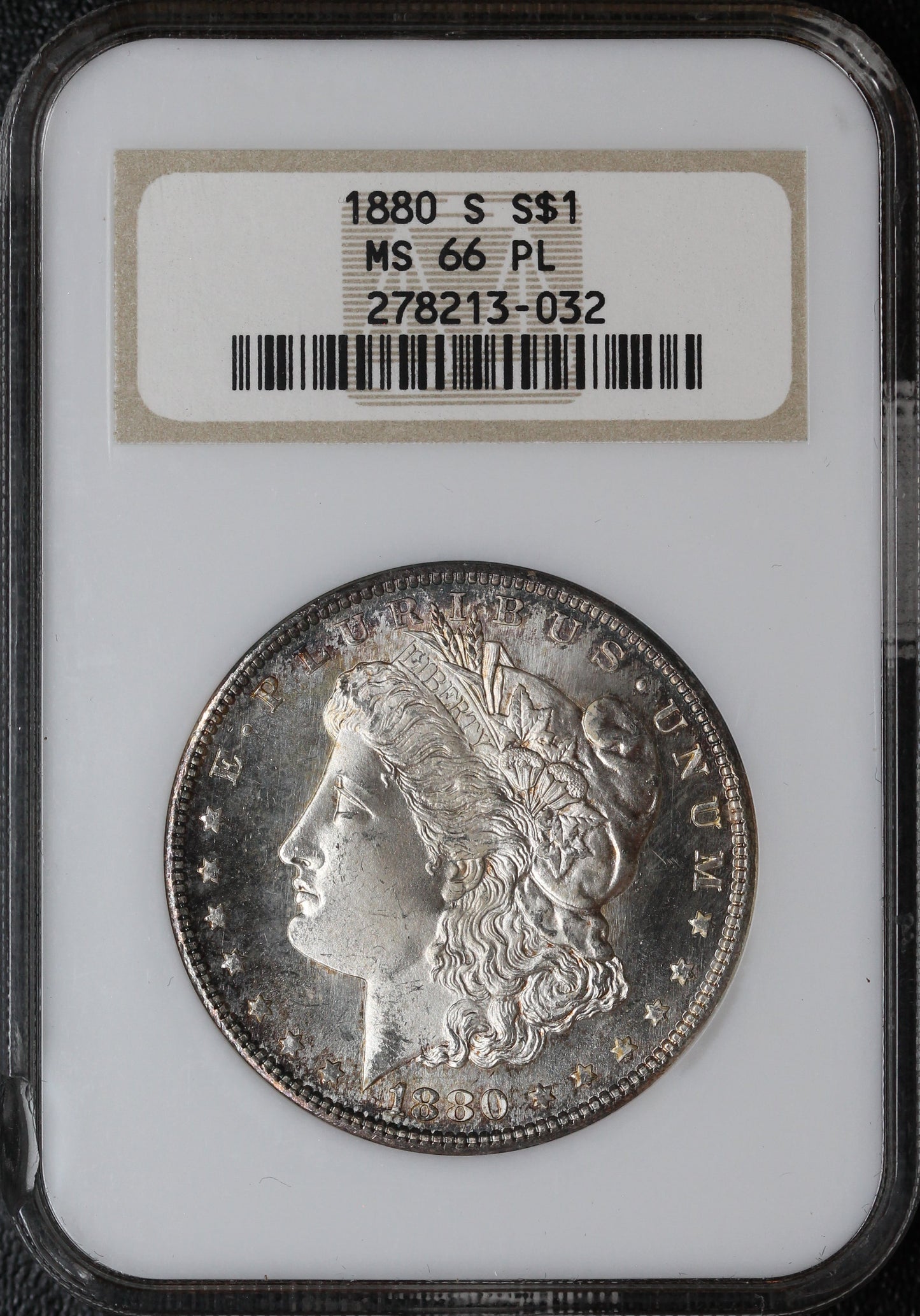 1880-S Morgan Dollar NGC MS66 PL