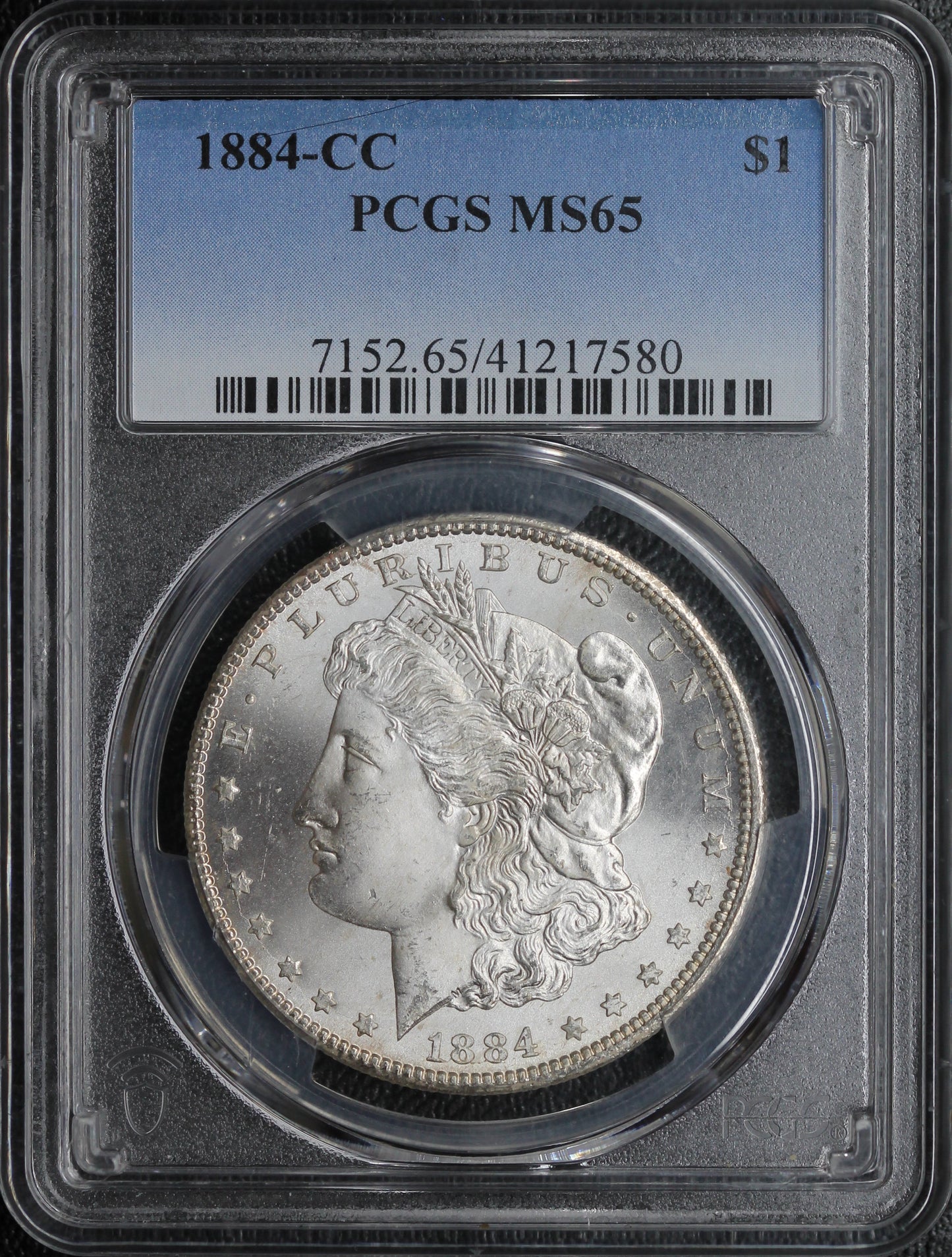 1884-CC Morgan Dollar PCGS MS65