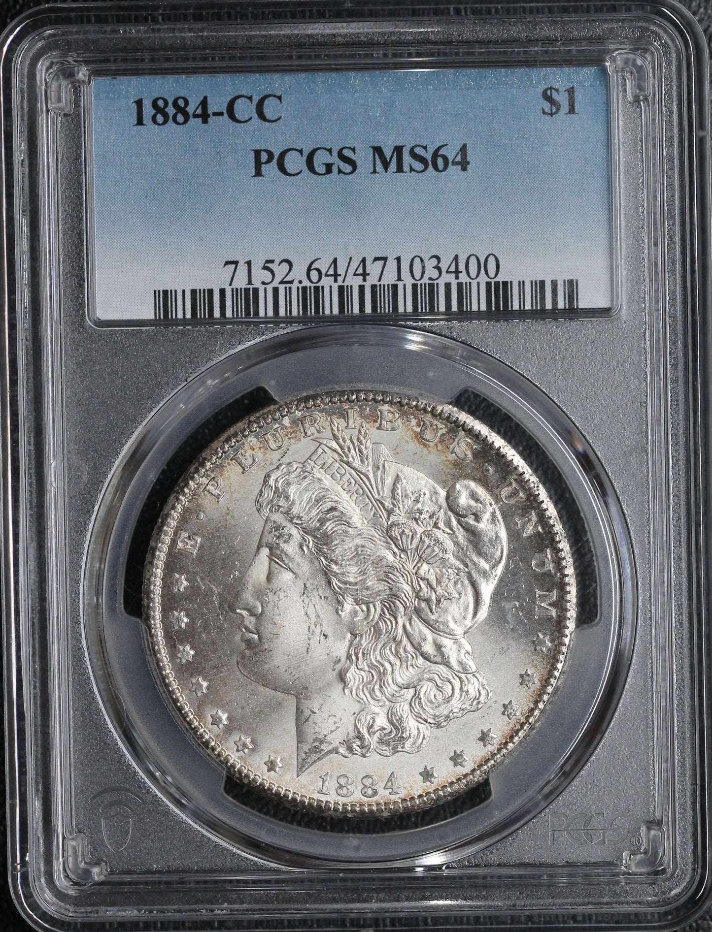1884-CC Morgan Dollar PCGS MS64