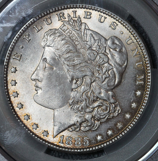 1885 Morgan Dollar CAC MS64
