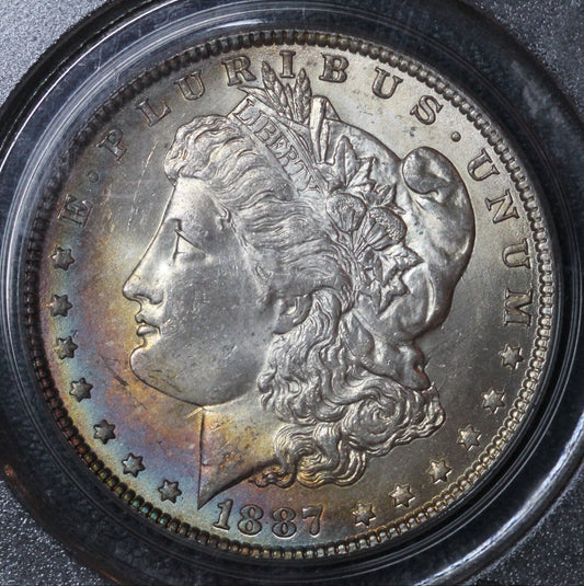 1887 Morgan Dollar PCGS CAC MS64