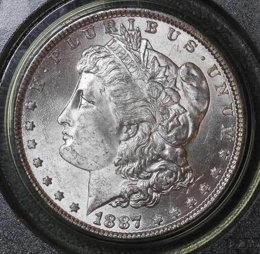 1887 Morgan Dollar PCGS MS63